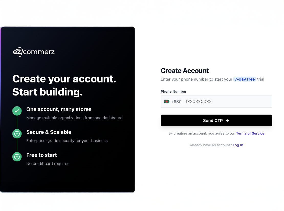 Create Your Account